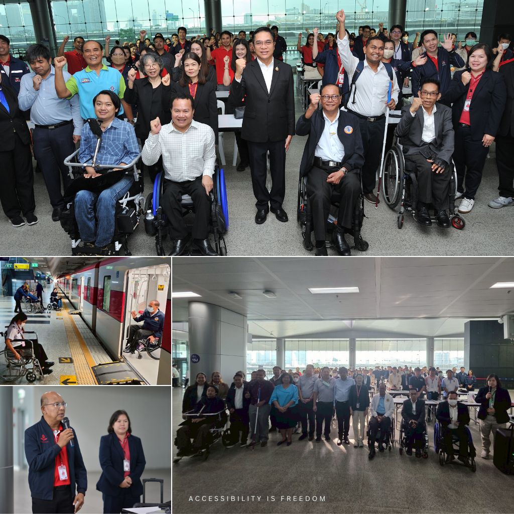 Training for the Employees of SRT Electrified Train Company Limited, Operator of the Red Line Mass Transit: “Proper and Safe Service for Special Passengers”