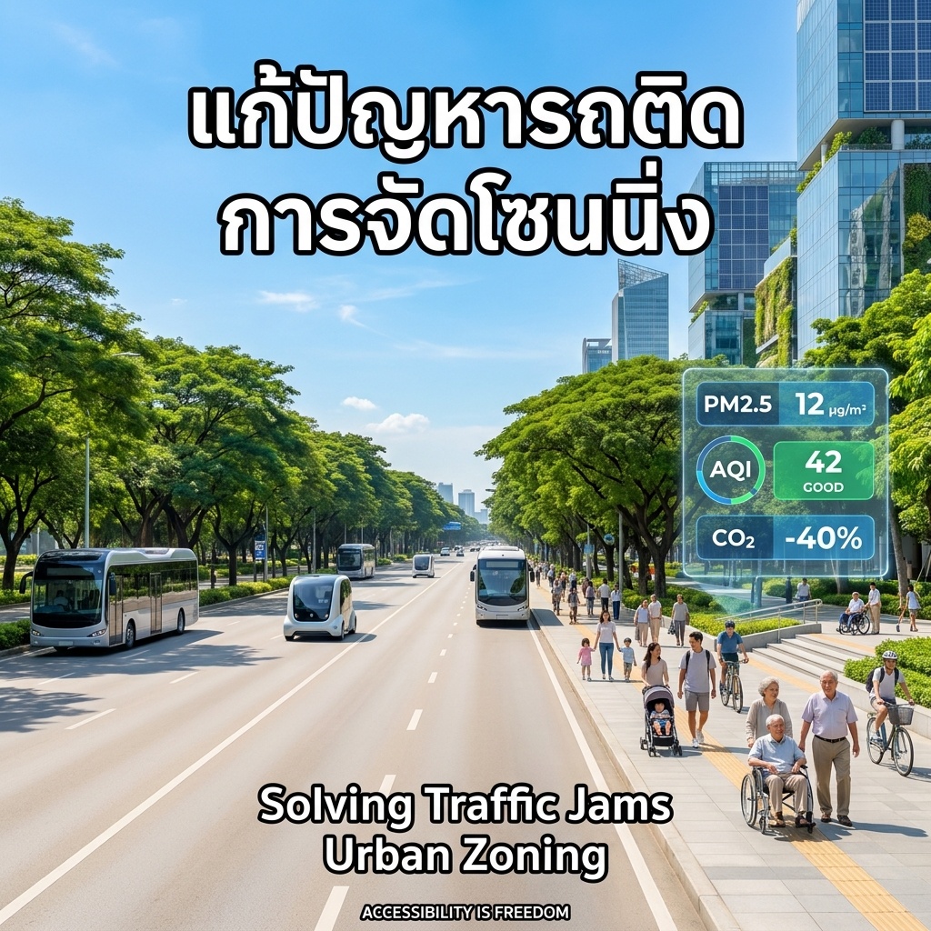 เมืองทั่วโลกแก้ปัญหารถติดด้วยการจัดโซนนิ่ง