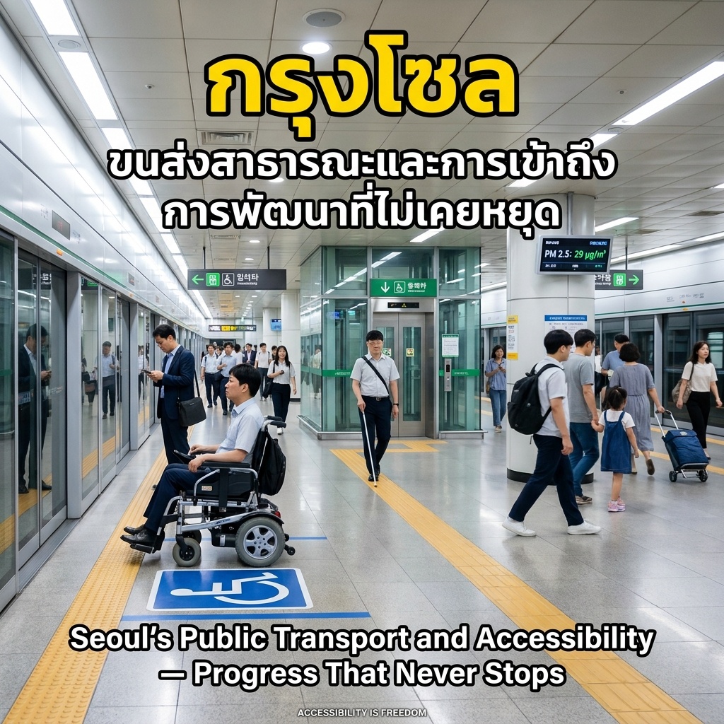 ขนส่งสาธารณะและการเข้าถึงกรุงโซล การพัฒนาที่ยังคงต้องก้าวไปข้างหน้าไม่เคยหยุด