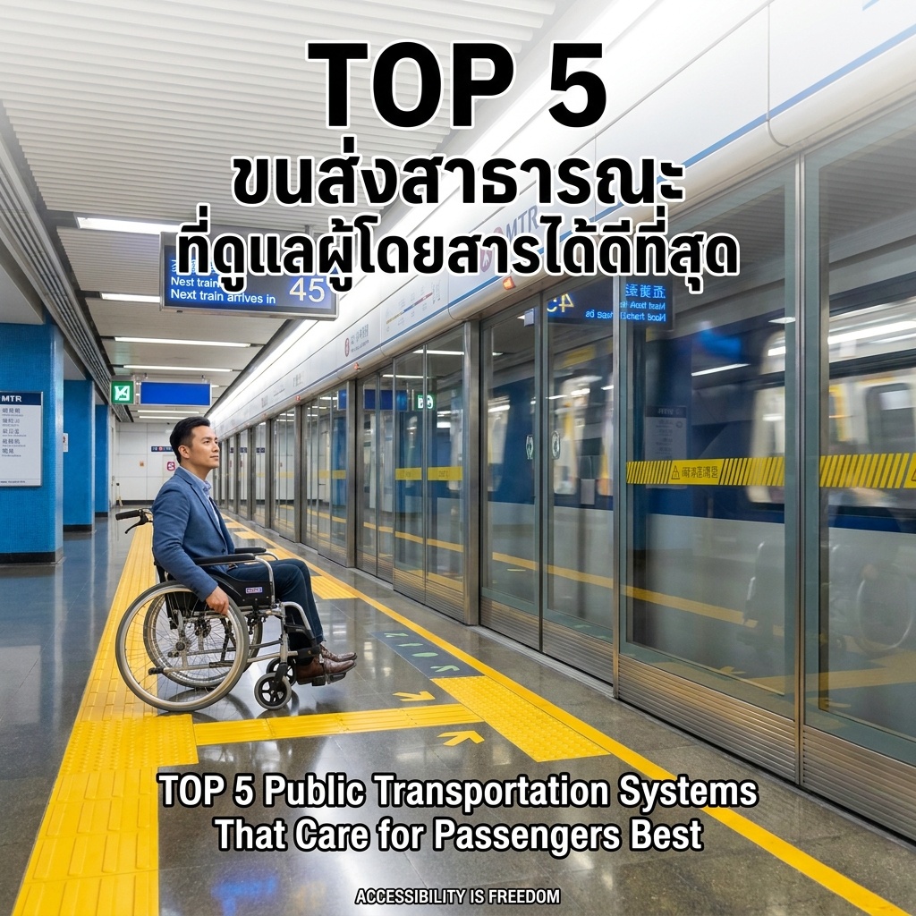 TOP 5 ขนส่งสาธารณะที่ดูแลผู้โดยสารได้ดีที่สุด