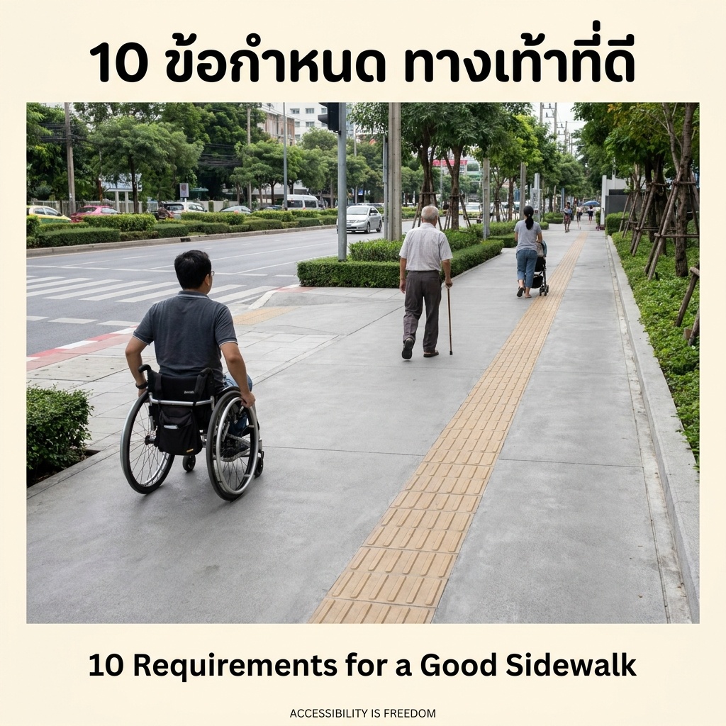 10 Requirements for a Good Sidewalk