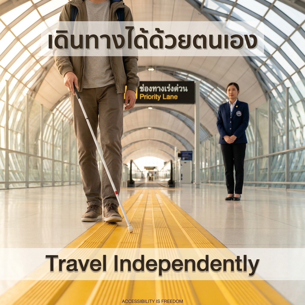 สนามบินไทยยกระดับบริการเพื่อทุกคนเดินทางได้อย่างเท่าเทียม