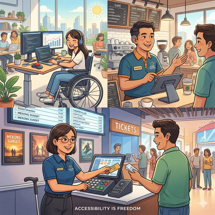 2,700 ตำแหน่งงานสำหรับคนพิการ – กระทรวงแรงงานจับมือ 21 บริษัทชั้นนำแล้ว!!!