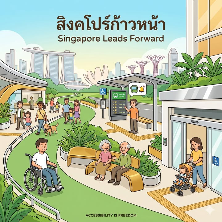 สิงคโปร์ปรับมาตรฐานอาคารเข้าถึงได้ครั้งที่ 6 ใน 20 ปี – ไทยแก้กฎกระทรวงแค่ครั้งเดียว