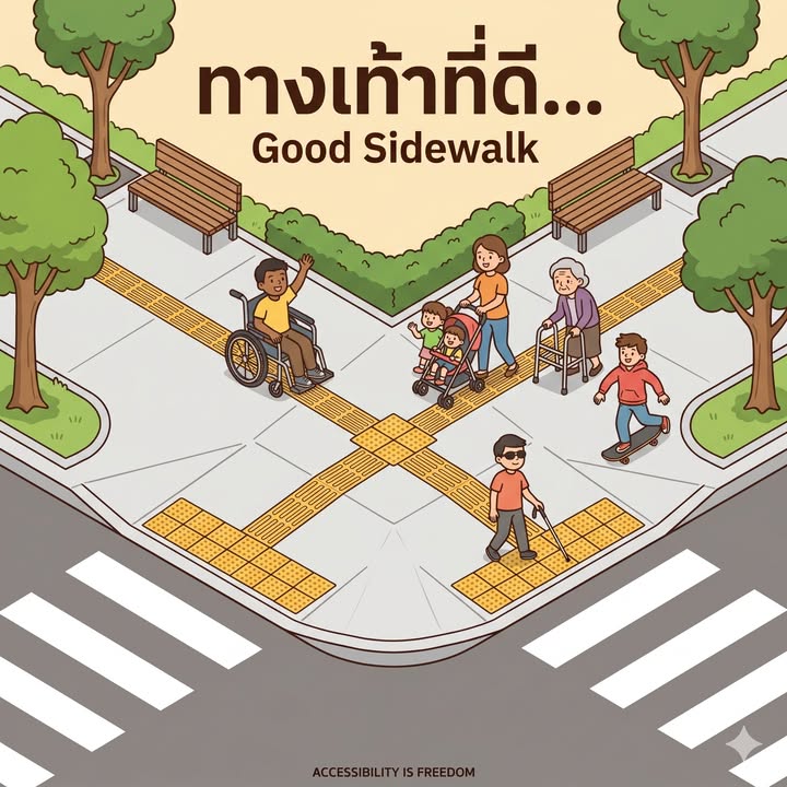 ทางเท้าที่ดี… เดอะซีรี่ส์” ตอน 1