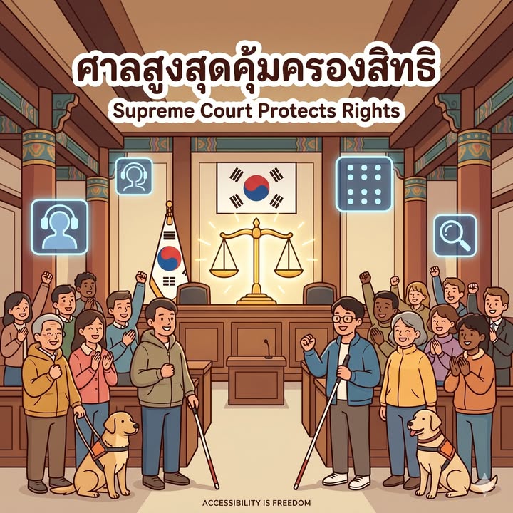 “Korea’s Supreme Court Rules: Online Marketplaces Must Not Discriminate Against Blind Users!!!”