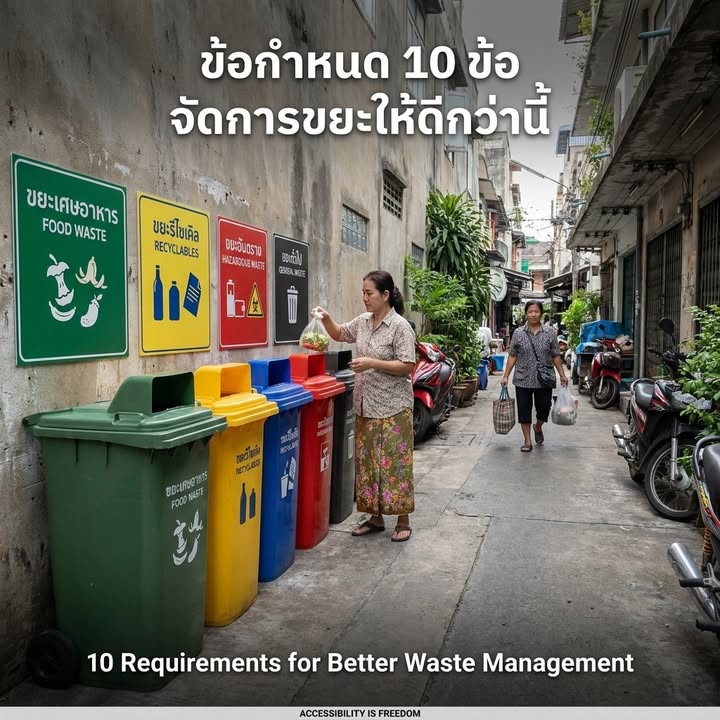 10 กฎในการจัดการขยะให้ดีขึ้น