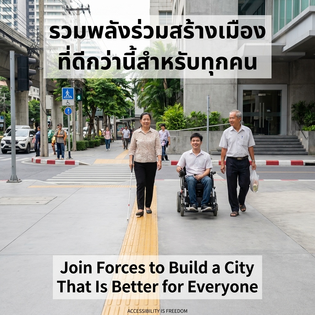 รวมพลังร่วมสร้างเมืองที่ดีกว่านี้สำหรับทุกคน
