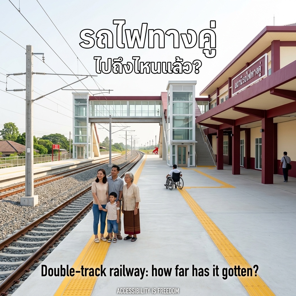 รถไฟทางคู่ ไปถึงไหนแล้ว?