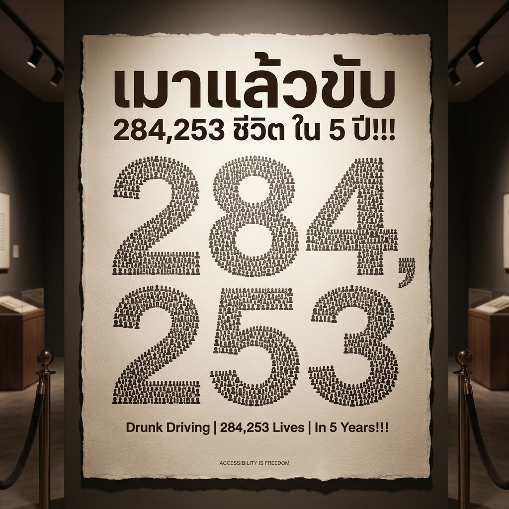 Drunk driving = creating disability. Numbers we can’t ignore.