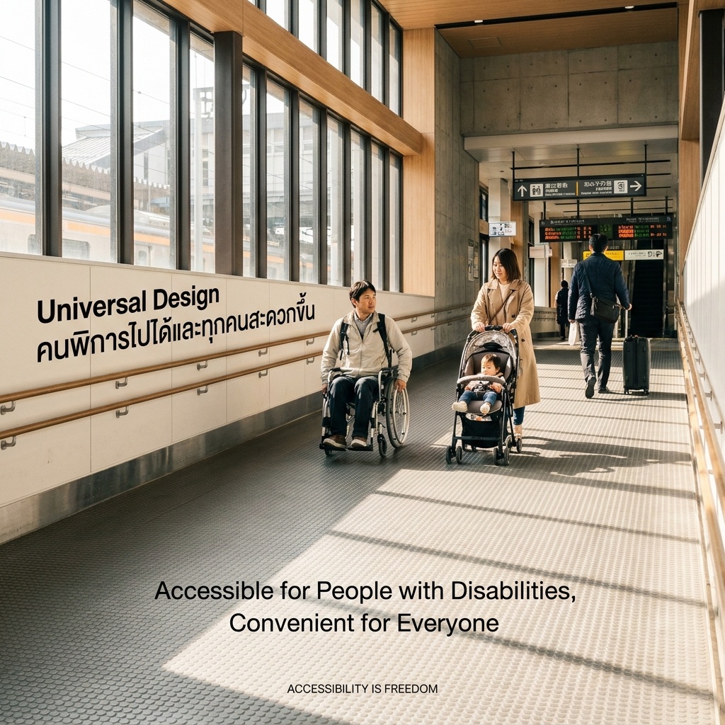 จากผู้พิการสู่มนุษย์ทุกคน: Universal Design ที่รองรับทุกวัย ทุกสถานการณ์