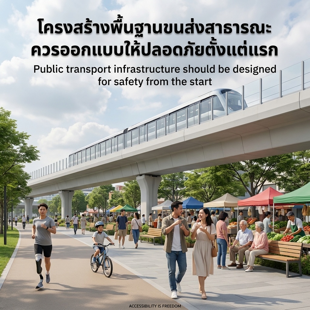 Public transport infrastructure should be designed for safety from the start